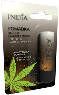 India Pomadka do ust z olejem z konopii 3,8 g - Balsamy do ust - miniaturka - grafika 3