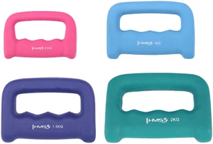 HMS Ciężarek o kształcie kastetu CK15 1,5 kg szary abisal-17-47-122 - Pozostały sprzęt siłowy - miniaturka - grafika 5