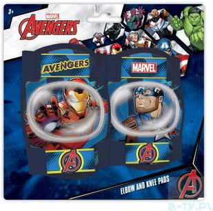OCHRANIACZE ROWEROWE - KOLANA I ŁOKCIE - AVENGERS a-ty 9062 - Ochraniacze - miniaturka - grafika 2