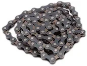 Łańcuchy rowerowe - Nexelo Łańcuch 116 ogniw MTB czarno-brązowy 6-7 biegowy (L036045NEX) - miniaturka - grafika 1
