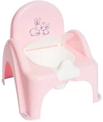 Kosmetyki kąpielowe dla dzieci - Nocnik krzesełko Króliczki j.różowy - miniaturka - grafika 1