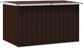 Skrzynie ogrodowe - vidaXL Skrzynia ogrodowa do przechowywania, brązowa, 149x99x93 cm vidaXL - miniaturka - grafika 1