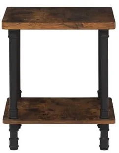 Beliani Stolik pomocniczy ciemne drewno VERIL 230011 - Komody - miniaturka - grafika 7