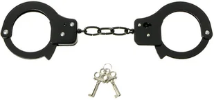 MFH Kajdanki Stalowe Łańcuchowe Czarne 29313 - Kajdanki - miniaturka - grafika 2