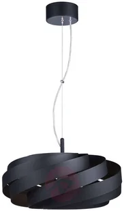 LIS Poland Lampa sufitowa Vento czarna 40 cm - Lampy sufitowe - miniaturka - grafika 4