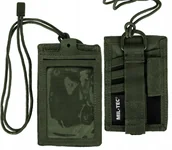 Akcesoria turystyczne - Etui Pokrowiec na Przepustkę Identyfikator Olive - miniaturka - grafika 1