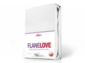 Prześcieradła - Darymex Prześcieradło flanelowe z gumką białe 160x200 dx-160-pfl-02 - miniaturka - grafika 1