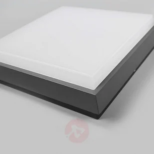 Lampenwelt.com Kwadratowa lampa sufitowa zewnętrzna LED Amra - Lampy ogrodowe - miniaturka - grafika 5