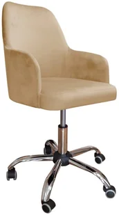 Fotel biurowy, krzesło biurowe ATOS Fotel obrotowy Westa MG06 jasny brąz - Fotele i krzesła biurowe - miniaturka - grafika 2