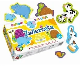 MULTIGRA Multigra, puzzle, Słonik Balonik,  Zwierzęta Małe i Duże - Puzzle - miniaturka - grafika 2