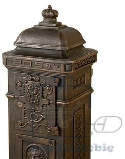 MAX Skrzynka na listy antyczny mosiądz - Skrzynki na listy - miniaturka - grafika 4