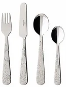 Sztućce dla dzieci - Villeroy & Boch 4-częściowy zestaw sztućców dla dzieci Hungry as a Bear - miniaturka - grafika 1