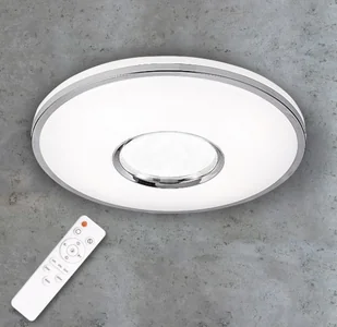 Polux Plafon LAMPA sufitowa LEON 310774 okrągła OPRAWA LED 24W 2700-6500K metalowa biała 310774 - Lampy sufitowe - miniaturka - grafika 4