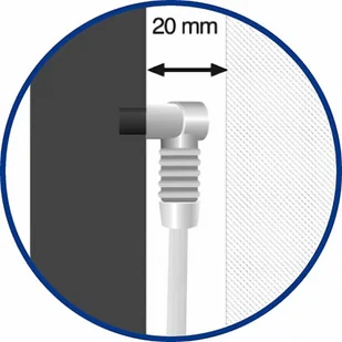 Meliconi Kabel Coax Coax 2 m + Adapter M/M - Kable - miniaturka - grafika 2