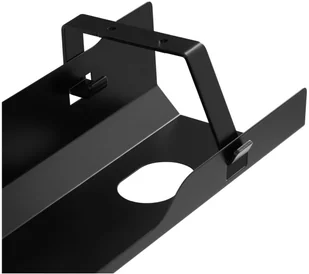 Fromm & Starck Maskownica do kabli pod biurko 600 x 135 x 108 mm czarna STAR_KM_03 - Maskownice do kabli - miniaturka - grafika 2