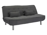 Sofy i kanapy - Vente-Unique Kanapa rozkładana MISHAN z tkaniny - Kolor: szary - miniaturka - grafika 1