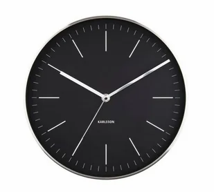Karlsson 5732BK stylowy zegar ścienny, śr. 28 cm - Zegary - miniaturka - grafika 2
