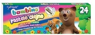 Bambino Pastele olejne 24 sztuki ST.MAJEWSKI - Przybory szkolne - miniaturka - grafika 4