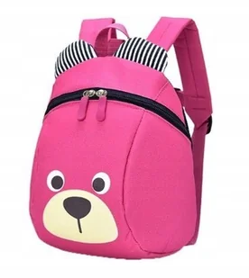 Plecak dziecięcy plecaczek przedszkolaka miś różow - Plecaki szkolne i tornistry - miniaturka - grafika 7