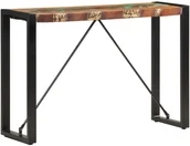Konsole i sekretarzyki - vidaXL vidaXL Stolik typu konsola, 110 x 35 x 76 cm, lite drewno z odzysku - miniaturka - grafika 1