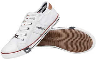 Mustang Trampki 36C0024 Białe 1099-302-1 Weiss 27373 - Trampki damskie - miniaturka - grafika 3