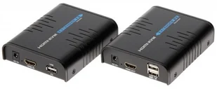 Extender HDMI USB-EX-100 HDMI+USB-EX-100 - Złącza, przejściówki, adaptery - miniaturka - grafika 2