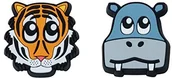 Tenis ziemny - Gamma Rakieta do gamma akcesoria Zoo DAMP podwójny amortyzator Hippo Tiger Vibration, wielokolorowa, S AGZD-Hi ti - miniaturka - grafika 1