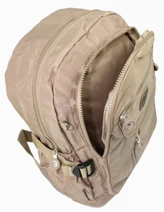 Bag Street Praktyczny Plecak Materiałowy BAG STREET 2216 BEŻOWY 35 x 26 x 15 cm - Plecaki - miniaturka - grafika 6