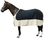 Akcesoria do hodowli zwierząt - PFIFF koc polarowy, 125 cm, czarny/beżowy 100982-42-125 - miniaturka - grafika 1