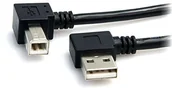 Kable USB - StarTech Kabel USB 3 FT RIGHT ANGLE USB CABLE - USB2HAB2RA3 - miniaturka - grafika 1