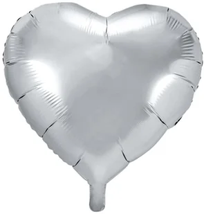 PartyDeco Balon foliowy "Serce", 18", srebrny, hrt - Balony i akcesoria - miniaturka - grafika 6