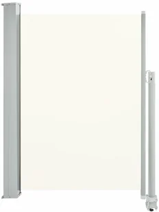 vidaXL Tarasowa, zwijana markiza boczna, 100 x 300 cm, kremowa - Markizy - miniaturka - grafika 3