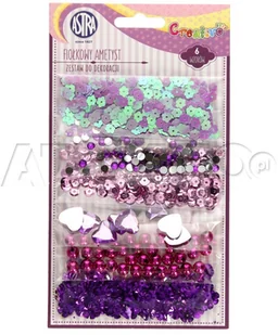 Astra Cekiny mix Fiołkowy ametyst - Dekoratorstwo - miniaturka - grafika 3