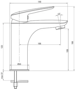 Deante Bateria umywalkowa CORIANDER - Baterie umywalkowe - miniaturka - grafika 5