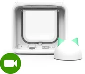 Pozostałe akcesoria dla kotów - SureFlap Drzwiczki dla kota Connect z microchipem drzwiczki z microchipem białe działają z portem | Dostawa GRATIS od 89 zł + BONUS do pierwszego zamówienia - miniaturka - grafika 1