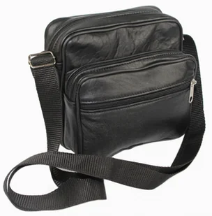 PolskaGalanteria.pl Torba męska skórzana PolskaGalanteria (PL) Pozioma Skóra Naturalna KASKADA 17,5 x 17 x 8,5 [cm] - Torby męskie - miniaturka - grafika 4