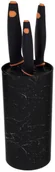Akcesoria do sztućców - Krisberg Blok do noży Krisberg 2634 uniwersalny stojak czarny galaxy KR 2634 - miniaturka - grafika 1