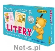 Adamigo Piszę i zmazuję litery zestaw kreatywny - Zabawki kreatywne - miniaturka - grafika 3