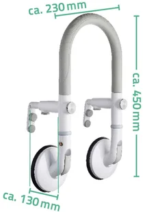 Ridder RIDDER Poręcz do wanny Rob - Wieszaki łazienkowe - miniaturka - grafika 6