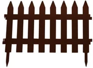 Ogrodzenia - Prosperplast GARDEN CLASSIC płot ogrodowy 360x52cm brąz IPLSU2 - miniaturka - grafika 1