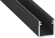 Lampy pozostałe - Milagro Profil Aluminiowy Czarny Typ Y 1m + Klosz Mleczny EKPR6336 - miniaturka - grafika 1