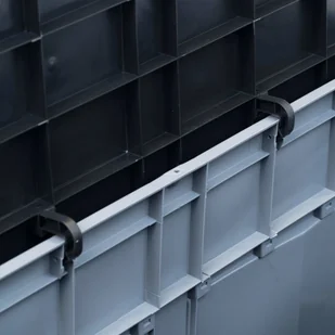 vidaXL Skrzynia ogrodowa, 320 L, szaro-czarna vidaXL - Skrzynie ogrodowe - miniaturka - grafika 2