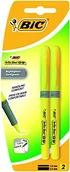 Zakreślacze - BIC Brite Liner Grip tekstu marker, żółty (2 sztuki) 824755 - miniaturka - grafika 1