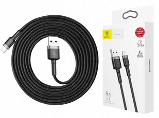 Baseus CAFULE LIGHTNING CABLE 200CM GREY/BLACK - Kable USB - miniaturka - grafika 16
