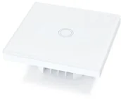 Wyłączniki światła i elektryczne - LUMENIX WŁACZNIK ŚCIENNY ŚWIATŁA BIANKA - DOTYKOWY SZKLANY POJEDYNCZY BIAŁY SCHODOWY GŁÓWNY WS-BIANKA-16 - miniaturka - grafika 1