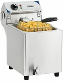 Frytownice gastronomiczne - Casselin Elektryczna frytownica z zaworem spustowym | 7L | 2800W | 230V | 275x518x(H)455mm CFEV7 - miniaturka - grafika 1