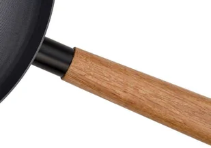 Kinghoff NAVA Patelnia wok stalowy kantoński chiński 30cm 10-166-012 - Patelnie - miniaturka - grafika 3