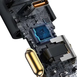 Baseus Ładowarka  Share Together + zapalniczka samochodowa CCBT-C0G BSU2782GRY - Ładowarki samochodowe - miniaturka - grafika 6