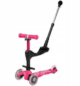 Hulajnogi - Micro hulajnoga jeździk Mini 3w1 Deluxe Plus Pink - miniaturka - grafika 1