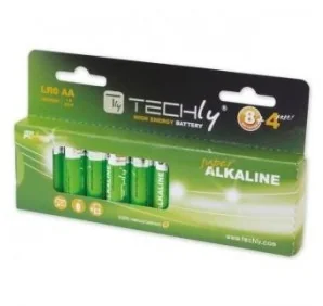 Techly Baterie alkaliczne 1.5V AA LR6 12 sztuk - 306981 - Baterie i akcesoria - miniaturka - grafika 3